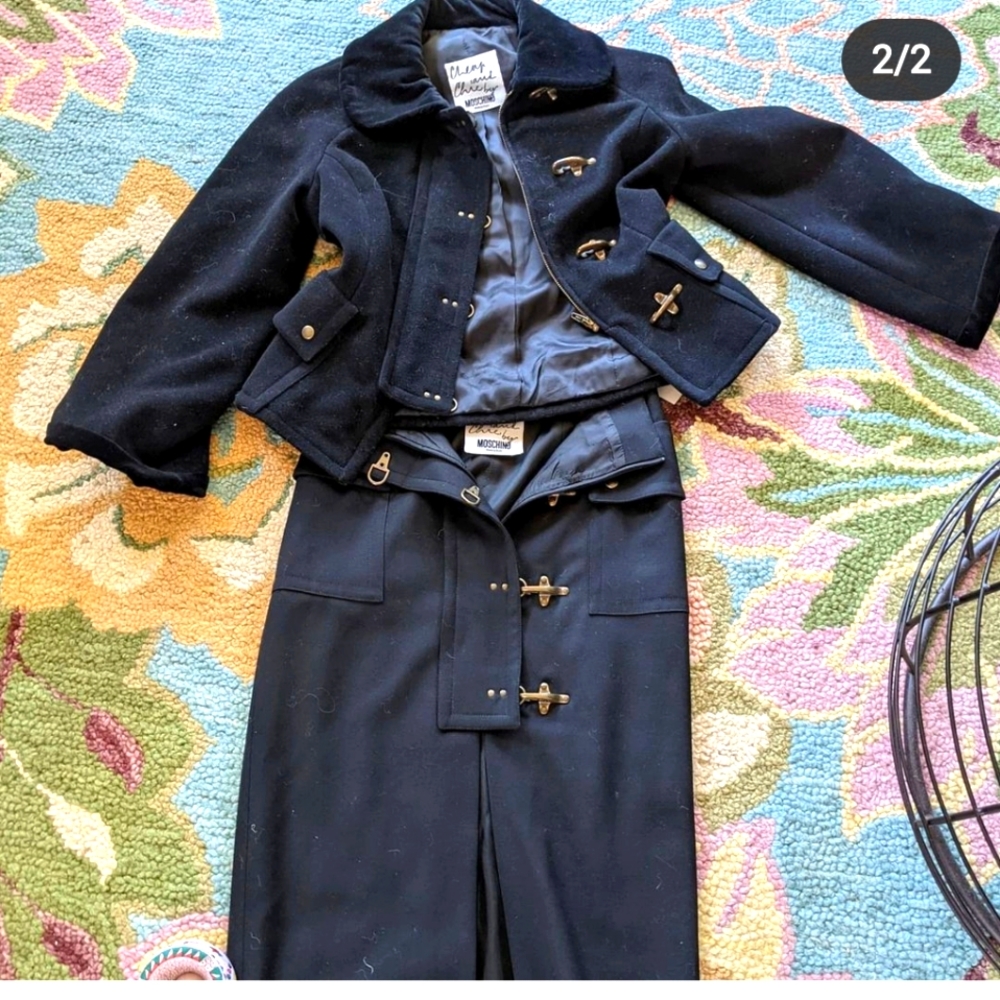Rare vintage Moschino suit set